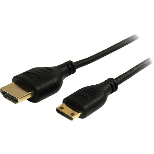 StarTech HDMIACMM6S 6 ft Slim High Speed HDMI to HDMI Mini Cable with Ethernet Male/Male