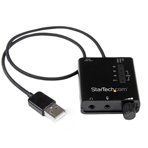 StarTech ICUSBAUDIO2D USB Stereo Audio Adapter with SPDIF Audio