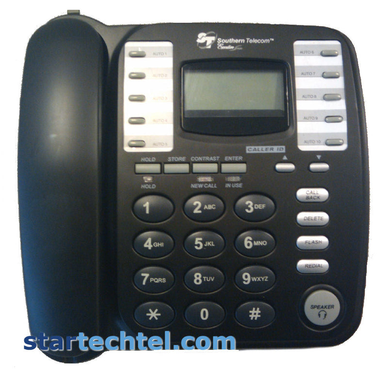Southern Telecom DP-650 Speaker Phone with Caller ID/Call Waiting (Black)