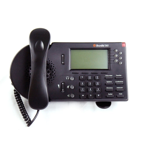ShoreTel ShorePhone IP 560 6-Line IP Telephone (Black/Refurbished)