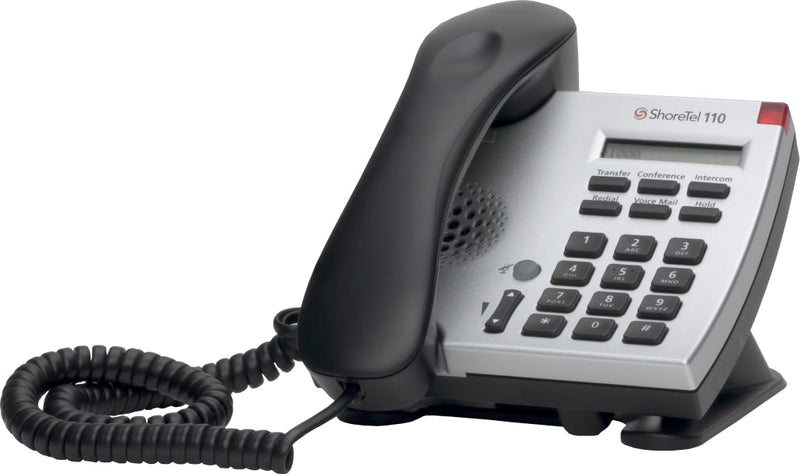 ShoreTel ShorePhone IP 110 Single Line IP Telephone (Silver)