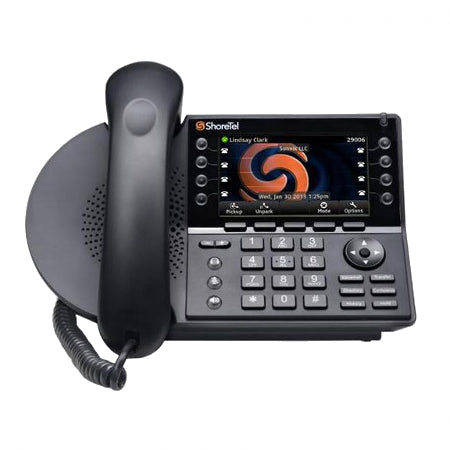 ShoreTel IP485G Gigabit Telephone Set (Black/Refurbished)
