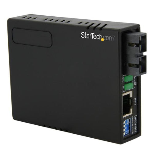StarTech MCM110SC2P Ethernet to Multimode SC Fiber Media Converter with PoE