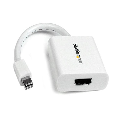 StarTech MDP2HDW Mini DisplayPort to HDMI Adapter (White)