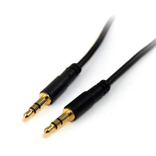 StarTech MU15MMS 15 ft Slim 3.5mm Stereo Audio Cable Male/Male