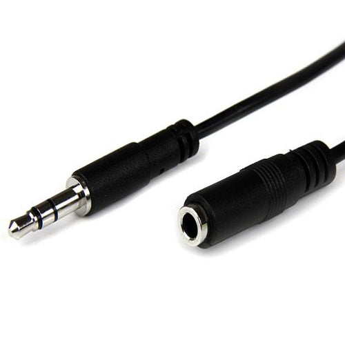 StarTech MU1MMFS Slim 3.5mm Stereo Extension Audio Cable Male/Female