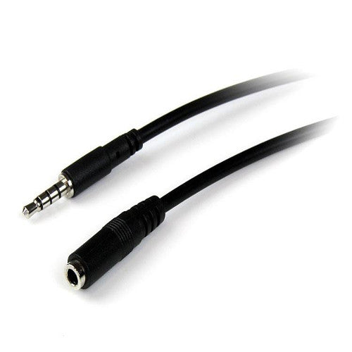 StarTech MUHSMF2M 2m 3.5mm TRRS Headset Extension Cable Male/Female
