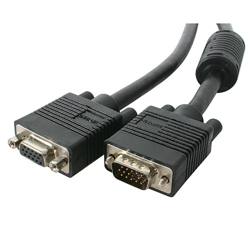 StarTech MXT101HQ3 HD-15 3 ft Coax High Resolution VGA Monitor Extension Cable Male/Female