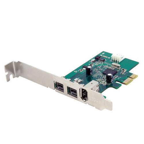 StarTech PEX1394B3 3-Port 2b 1a PCI Express FireWire Card Adapter