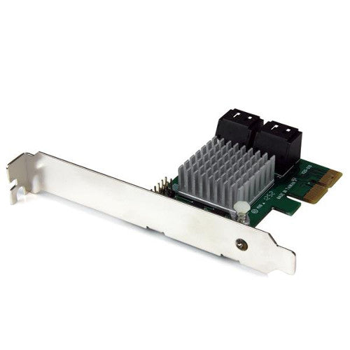 StarTech PEXSAT34RH 4-Port SATA 6 Gbps PCI Express Controller Card with HyperDuo SSD