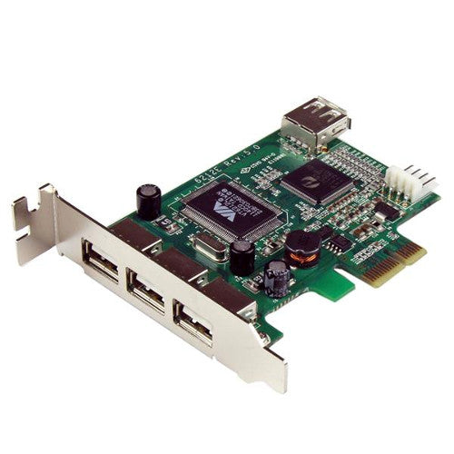 StarTech PEXUSB4DP 4-Port PCI Express USB Adapter Card