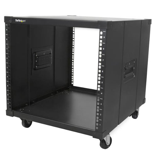 StarTech RK960CP 9U Portable Server Rack with Handles and Casters