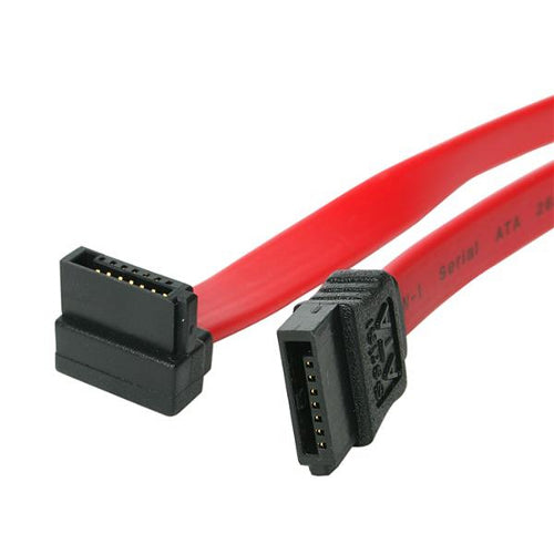 StarTech SATA12RA1 12 inch SATA to Right Angle SATA Serial ATA Cable