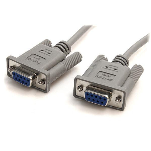 StarTech SCNM9FF 10 ft DB9 RS232 Serial Null Modem Cable Female/Female