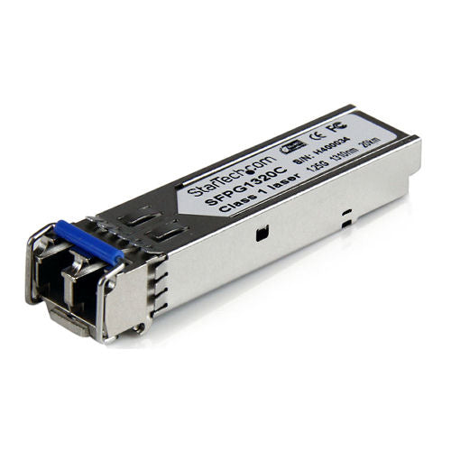 StarTech SFPG1320C Gigabit Single-Mode LC Fiber SFP Transceiver Cisco Compatible