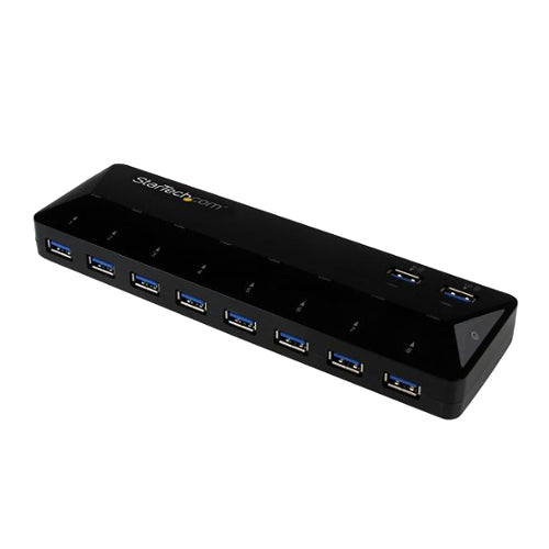 StarTech ST103008U2C 10-Port USB 3.0 Hub with Charge and Sync Ports