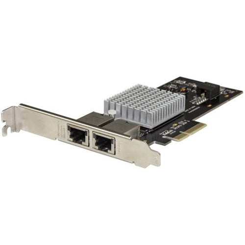 StarTech ST10GPEXNDPI Dual Port Network Card Ethernet Network Interface Card with Intel X550 Chip