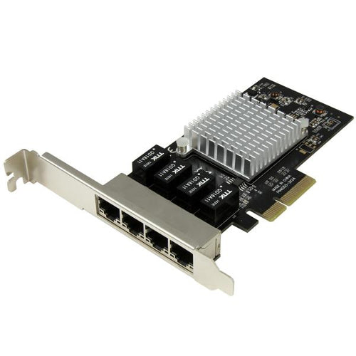 StarTech ST4000SPEXI 4-Port Gigabit PCI Express Network Adapter with Intel i350 Chipset