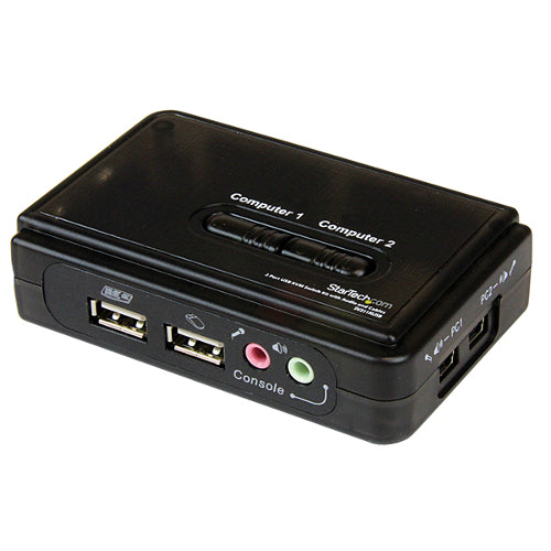 StarTech SV211KUSB 2-Port VGA USB KVM Switch with Audio