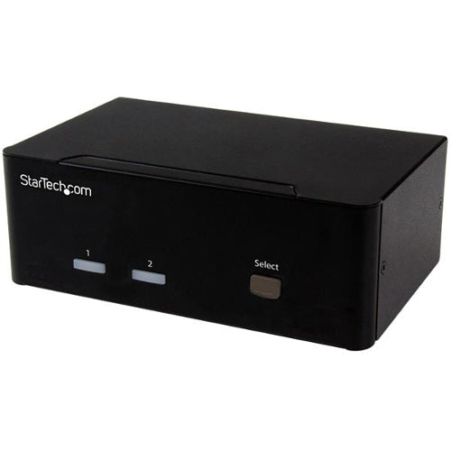 StarTech SV231DVGAU2A 2-Port KVM Switch with Dual VGA and 2-Port USB Hub