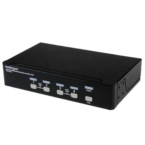 StarTech SV431DVIUA 4-Port DVI USB KVM Switch with Audio and USB 2.0 Hub