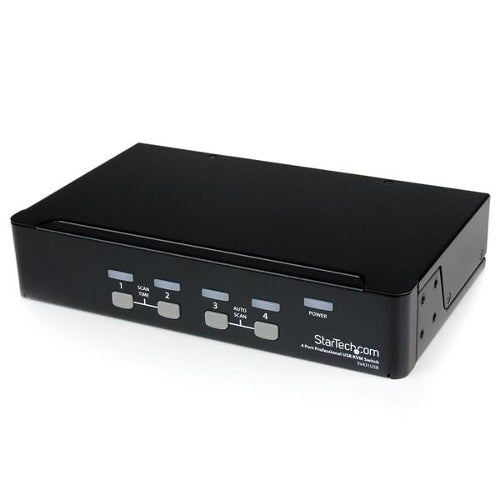 StarTech SV431USB 4-Port Professional VGA USB KVM Switch with Hub