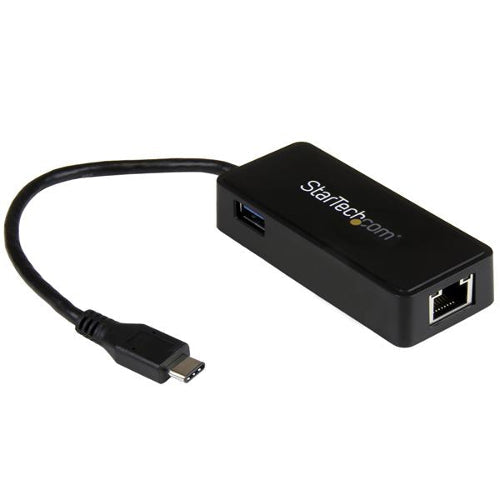 StarTech US1GC301AU Gigabit Ethernet USB-C Network Adapter with USB Port
