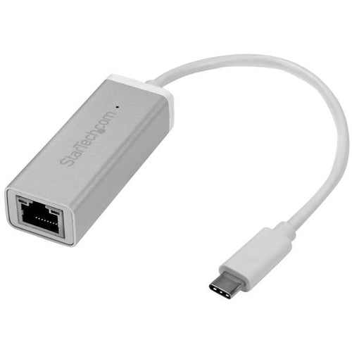 StarTech US1GC30A Gigabit Ethernet USB-C Network Adapter (Silver)