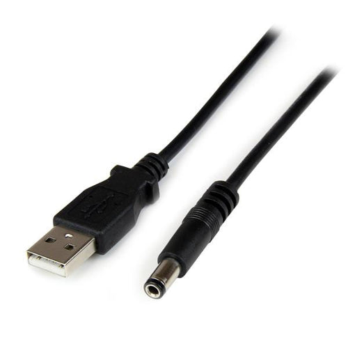 StarTech USB2TYPEN2M 2m USB to Type N Barrel 5V DC Power Cable
