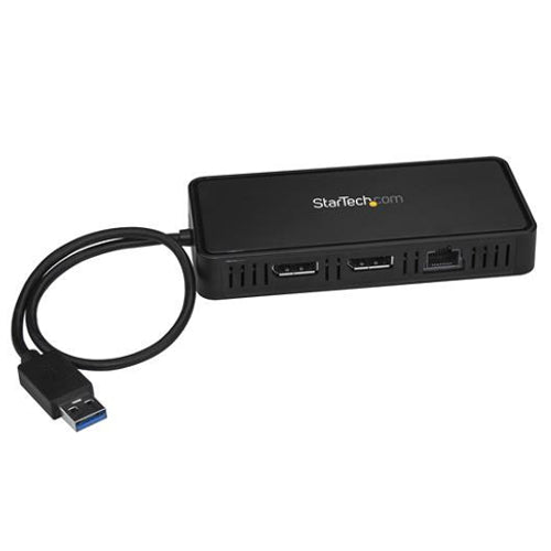 StarTech USBA2DPGB USB to Dual DisplayPort Mini Docking Station