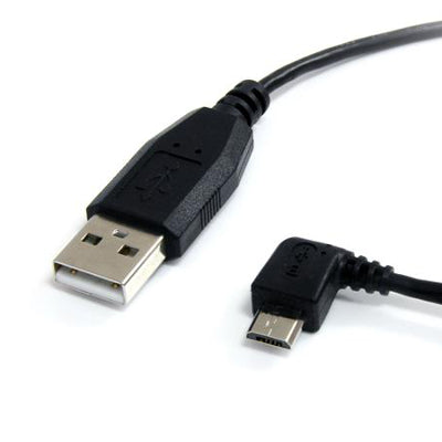 StarTech UUSBHAUB6LA 6 ft A to Left Angle Micro B USB 2.0 Cable Male/Male