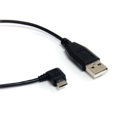 StarTech UUSBHAUB6RA 6 ft A to Right Angle Micro B USB 2.0 Cable Male/Male