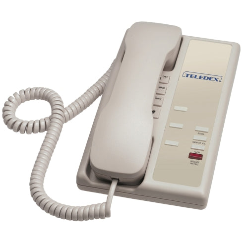 Teledex NUG31739 Nugget 3 Single-Line Telephone (Ash)