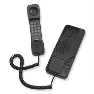 Teledex OPL690591 Opal 2-Line Trimline Phone (Black)