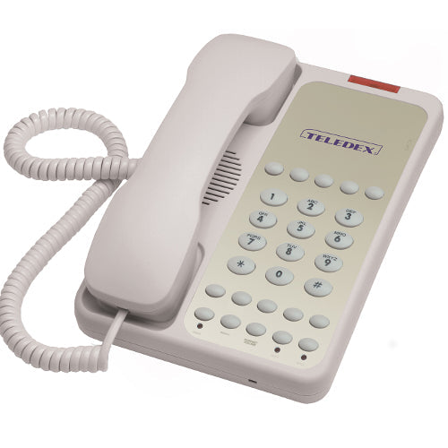 Teledex OPL76339 Opal 1010S Single-Line 10-Guest Key Hospitality Phone with Speakerphone