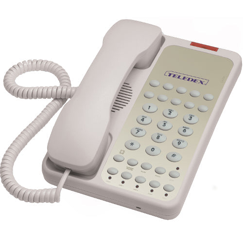 Teledex OPL78359 Opal 12011S 2-Line 11-Guest Key Hospitality Phone with Speakerphone