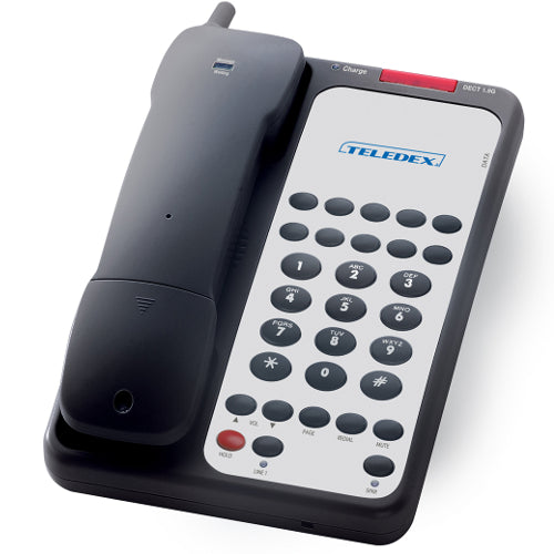 Teledex OPL953391 Opal DCT1910 Single-Line Cordless 10-Guest Key Hospitality Phone