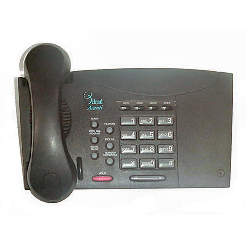 Telrad Avanti 79-650-0000 3000 4-Button Station Phone (Black/Refurbished)