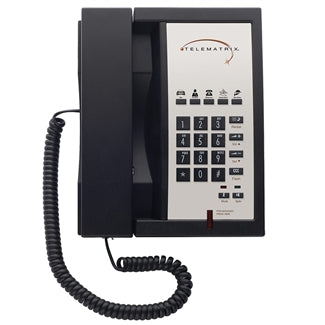 TeleMatrix 3300MWD5 331491 Single Line Speakerphone (Black)
