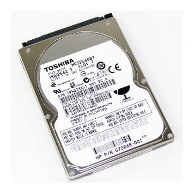 Toshiba MK3256GSY 2.5 inch 320GB SATA Hard Disk Drive (Refurbished)