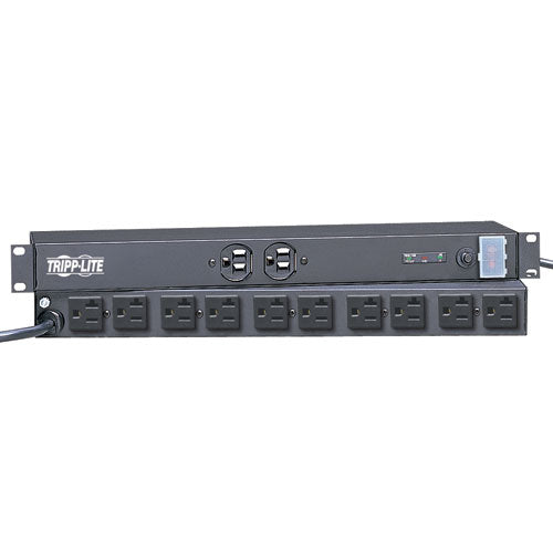 Tripp Lite IBAR12-20T Isobar 12-Outlets 3840 Joules Network Server Surge Protector