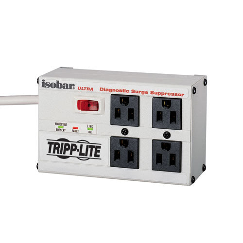 Tripp Lite ISOBAR4ULTRA Isobar 4-Outlets 3330 Joules Diagnostic Surge Protector