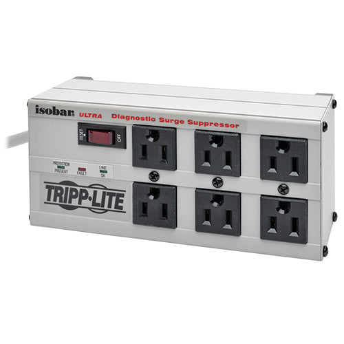 Tripp Lite ISOBAR6ULTRA Isobar 6-Outlets 3330 Joules Diagnostic Surge Protector