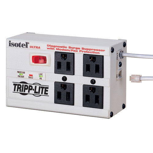 Tripp Lite ISOTEL4ULTRA Isobar 4-Outlets 3300 Joules Surge Protector