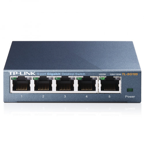 TP-Link TL-SG105 5-Port Desktop Gigabit Steel Cased Switch