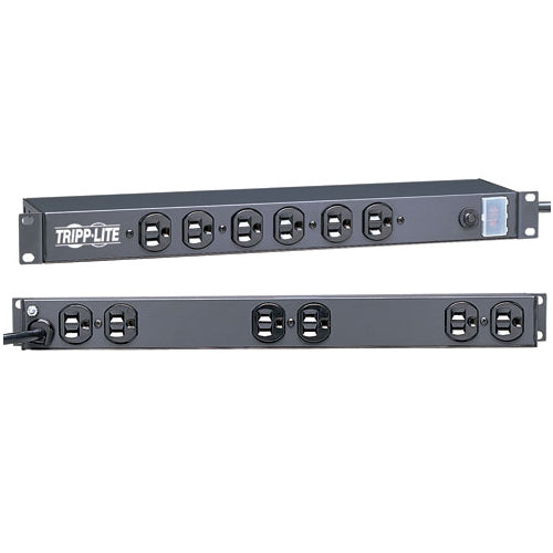 Tripp Lite RS-1215 12-Outlets 15ft. Cord Rack-Mount Power Strip