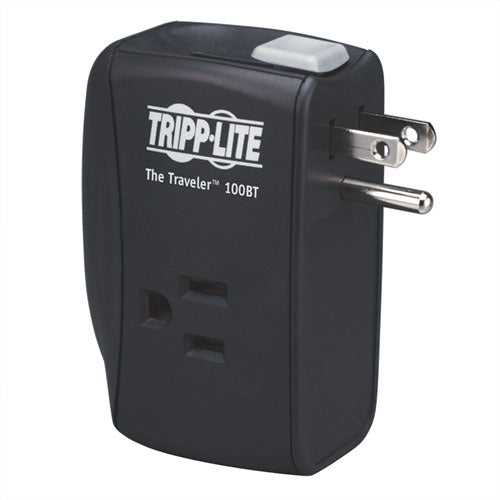 Tripp Lite TRAVELER100BT Protect It! 2-Outlets 1050 Joules Surge Suppressor