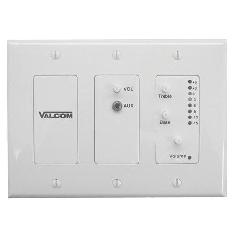 Valcom V-9983-W In-Wall Audio Mixer