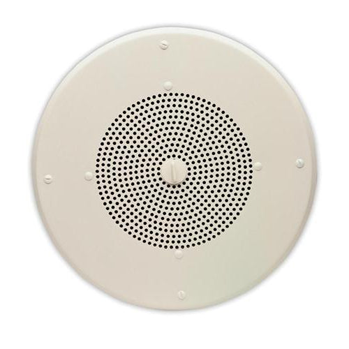 Valcom VIP-120A-IC One-Way 8 inch Round SIP Ceiling Speaker with InformaCast