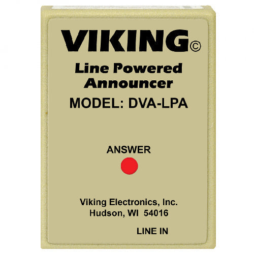 Viking DVA-LPA Phone Line Powered Digital Voice